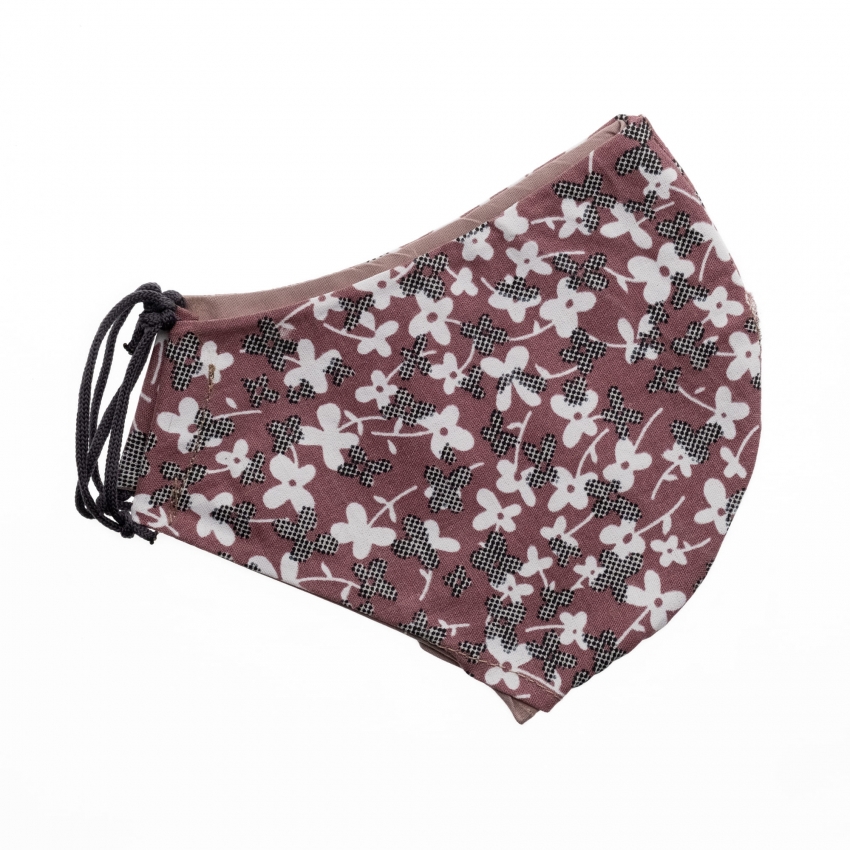 Σάπιο μήλο με λευκά και γκρι λουλούδια