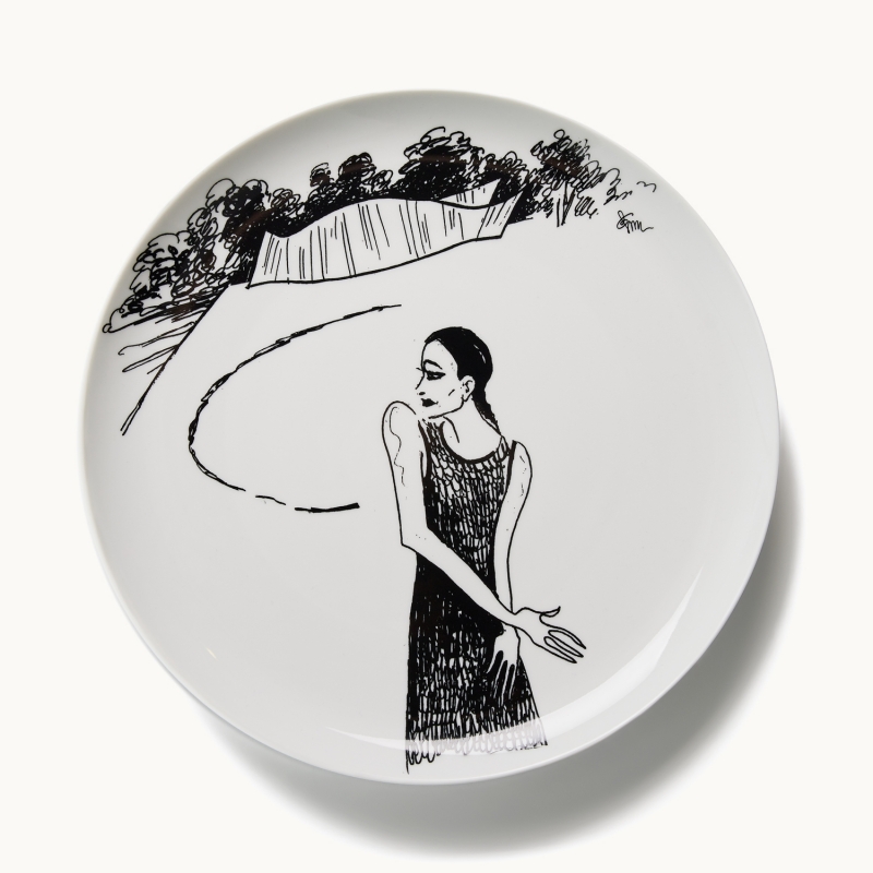 Διακοσμητικό πιάτο - Καρυοφυλλιά Καραμπέτη