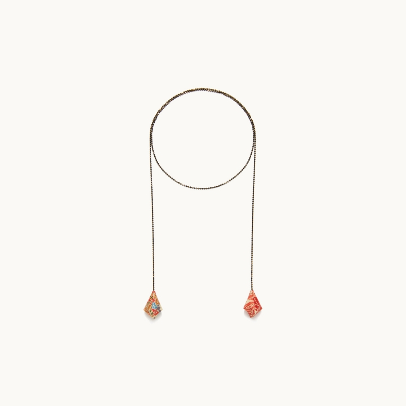 Κολιέ-φουλάρι origami - μικρό μέγεθος