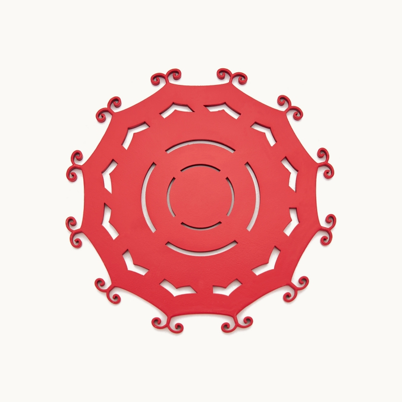 Βάση κατσαρόλας - Μοτίβο τοιχογραφίας κτηρίου Τσίλλερ