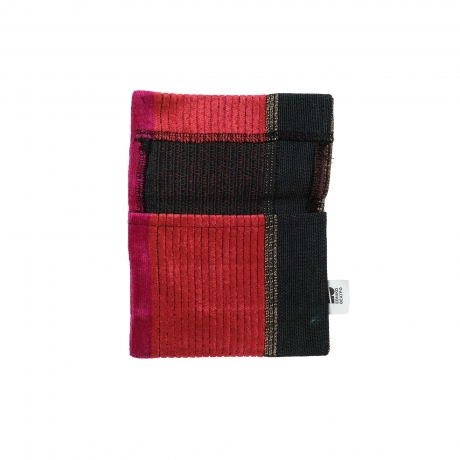 Φούξια/Κόκκινη/Μαύρη με χρυσοκλωστή (Εσωτερικό θήκης)