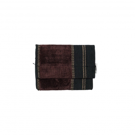 Μελιτζανί/Μαύρη με χρυσοκλωστή